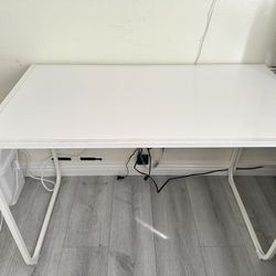 White Desk Table