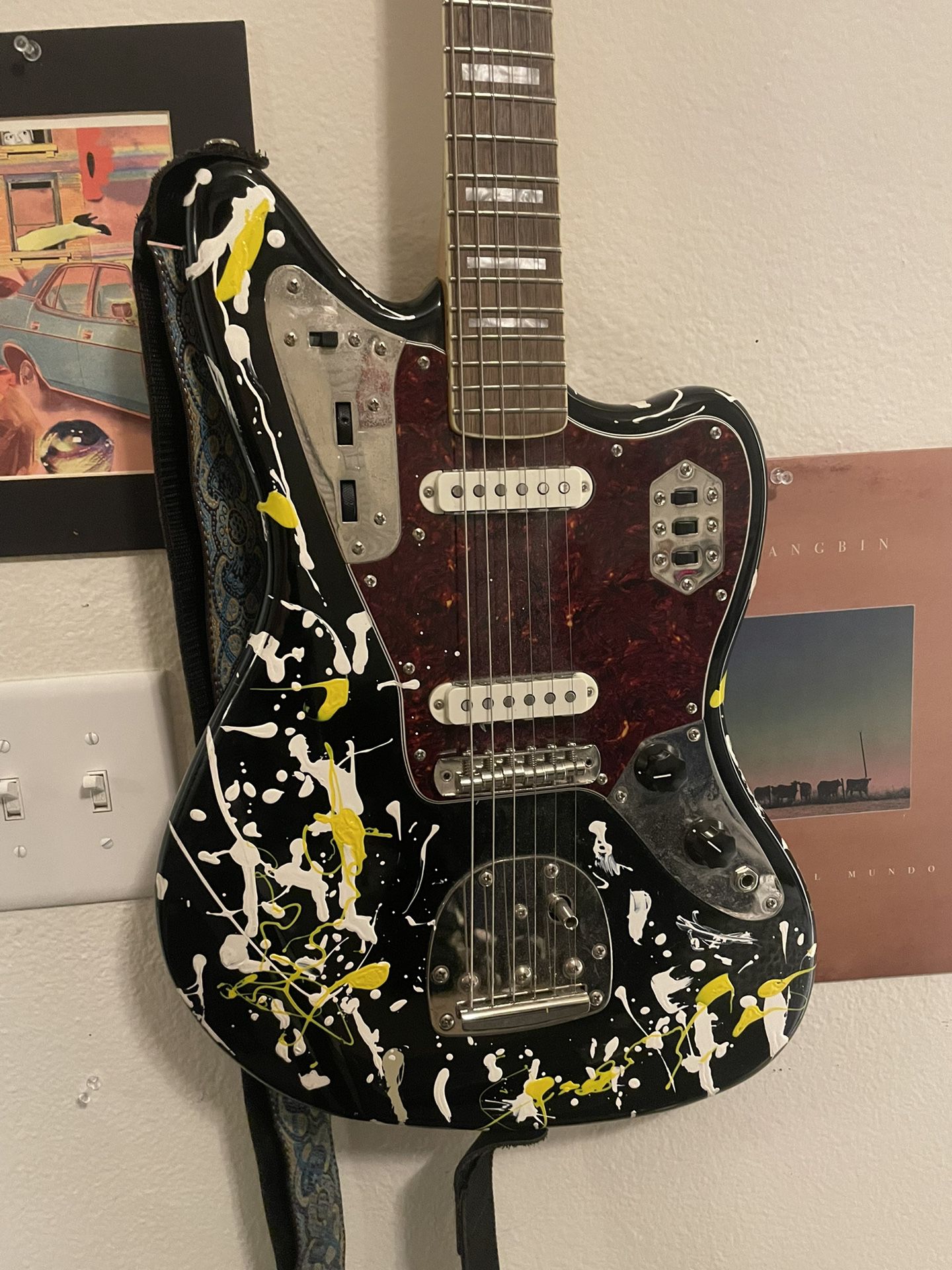 Custom Painted Fender Squier Jaguar 