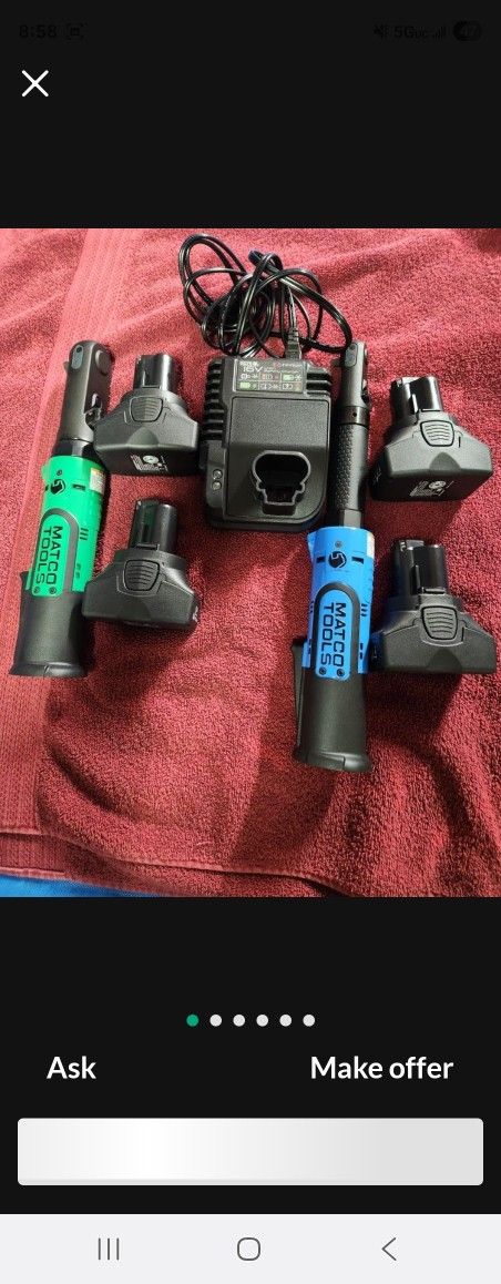 Matco Ratchets New 3/8" And 1/4" Long Neck
