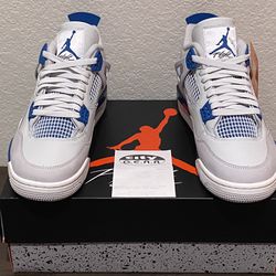 New Jordan 4 Military Industrial Blue With The Receipt Included In Size 10M