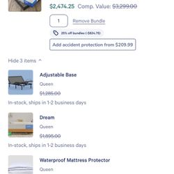 Brand New Queen Mattress & Adjustable 