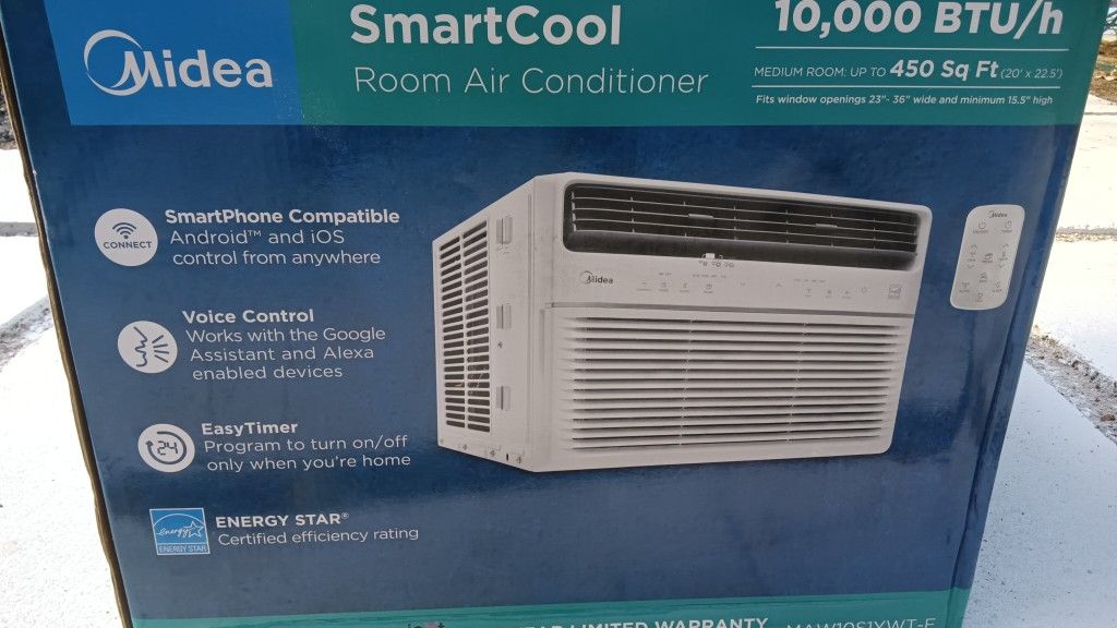 Window Air Conditioner Midea Smart Cool 10,000 BTU