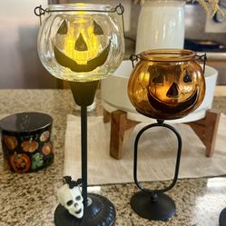 Halloween Candle Holders 🎃 Set Of 2 