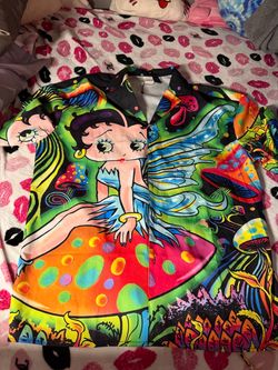 Betty Boop fairy button up