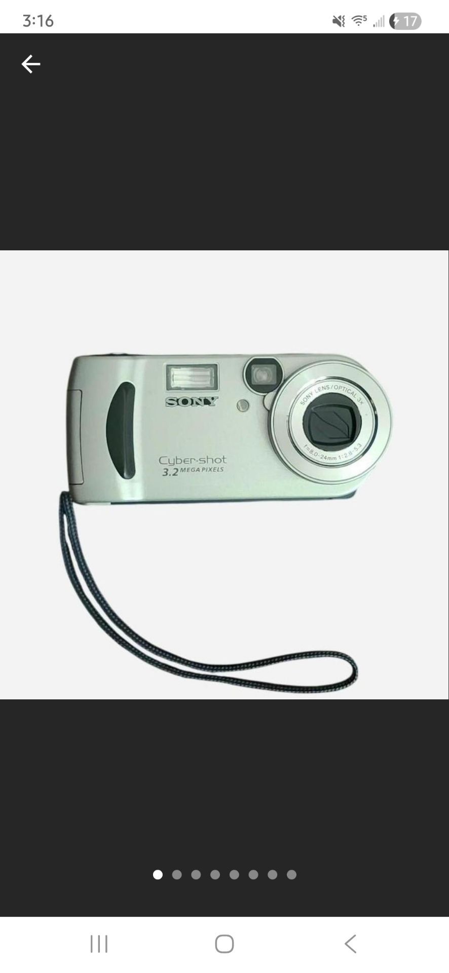 Vintage Sony Cybershot DSC-P71 3.2MP Digital Camera, 3X Optical Zoom