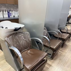 Professional Salon Shampoo Bowl Stations