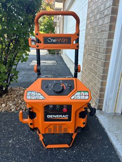 Generac OneWash gas-powered pressure washer, 3100 PSI.