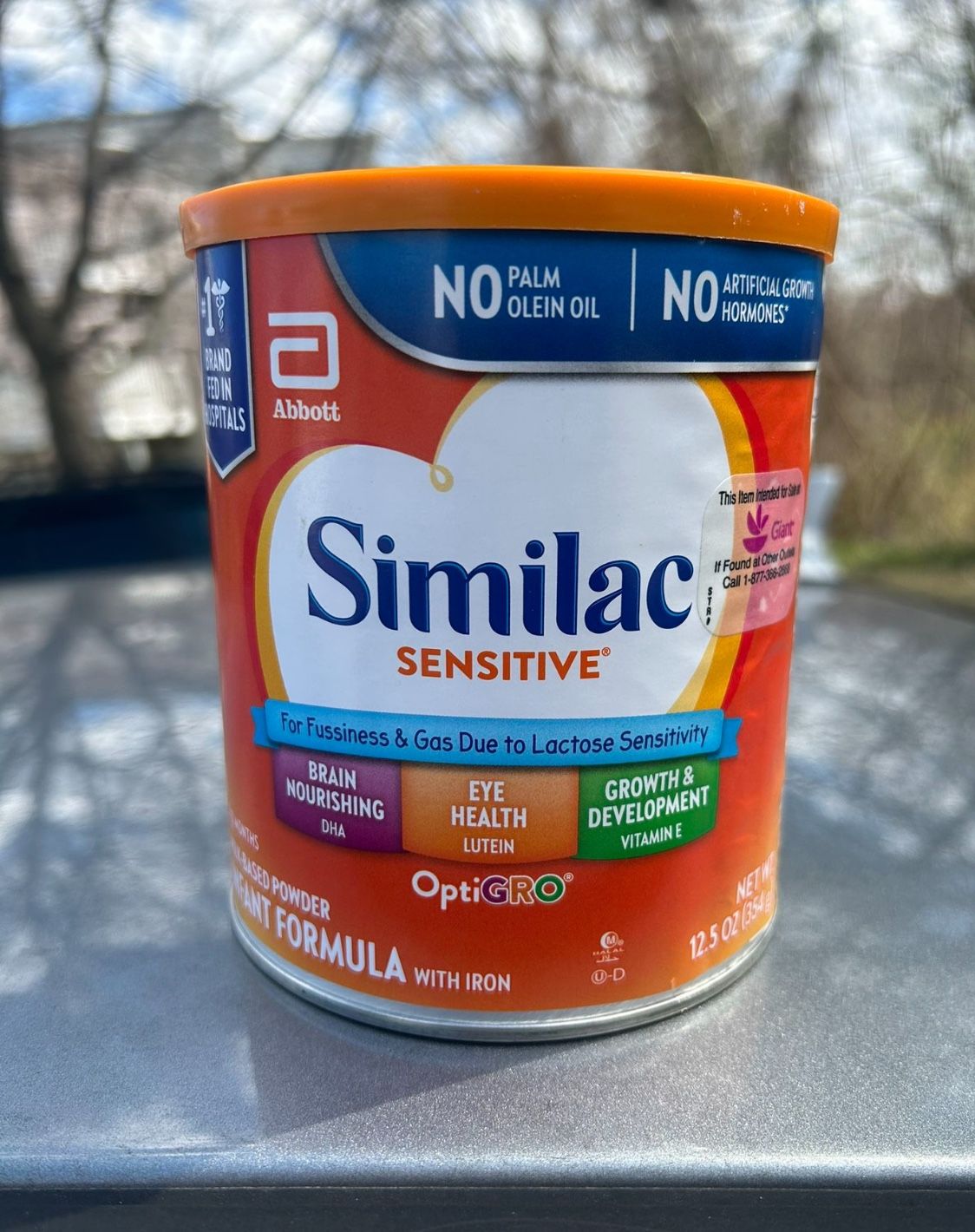 5 Cans Similac Sensitive 