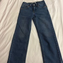 Size 7 Boys Levi Straight Jeans