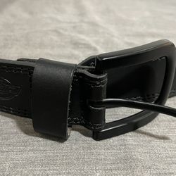 Dickies, Black Leather Belt Size 30