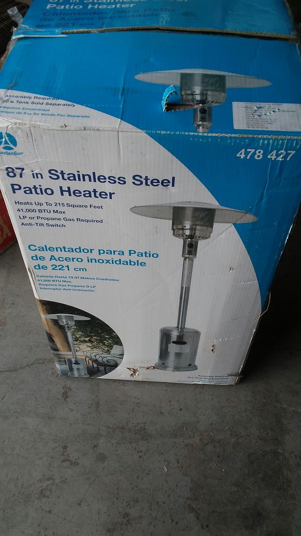 Gardensun 41 000 Btu Stainless Steel 87 Inch Propane Patio Heater Gardensun 41 000 Btu Stainless Steel 87 Inch Propane Patio Heater For In Mesa Az Offerup