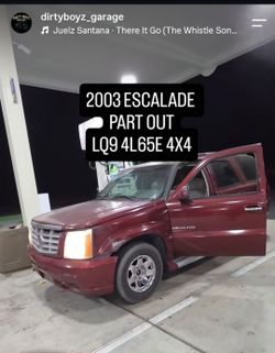 Part out 2003 cadillac escalade