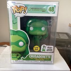 Funko Pop! Crusaderette Vinyl Figure Emerald City Comic Con Exclusive