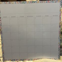 Whiteboard Calendar- Magnetic 