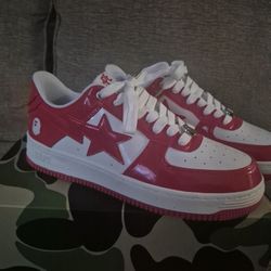 Red Bapesta size 10
