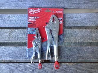 Milwaukee Torque Lock Locking Pliers Set (2-Piece).  Brand NEW.