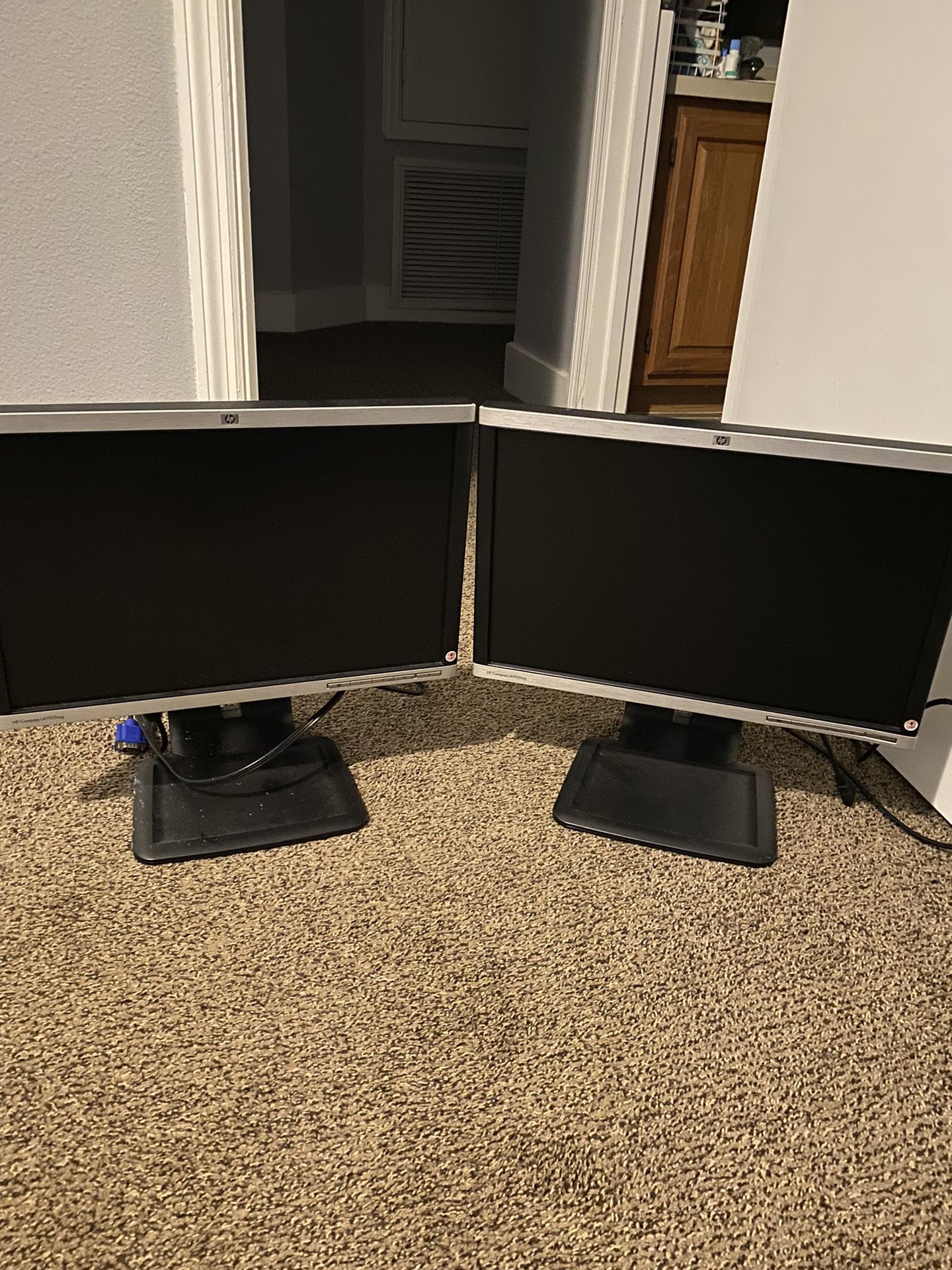 30$ - Two (20*inch) Monitors HP