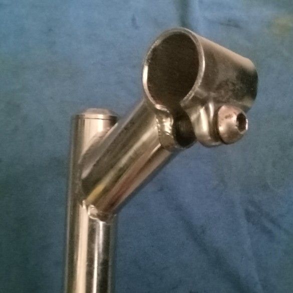 25.4MM MONGOOSE CHROME BEACH CRUISER MTB KLUNKER LOWRIDER MUSCLE CHOPPER BICYCLE STEM