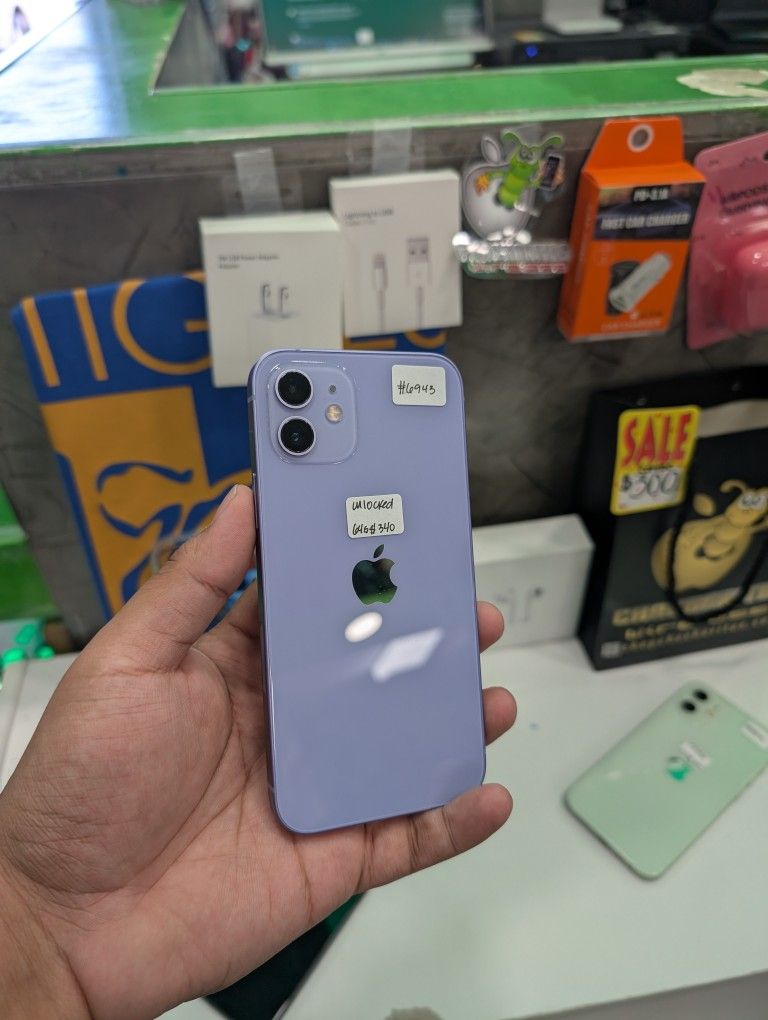 iPhone 12 Purple Unlocked 64GB $80 Down When You Finance