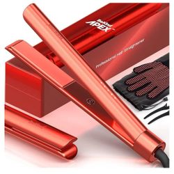 Professional Hair Straightener With Gloves And Hair Accessories