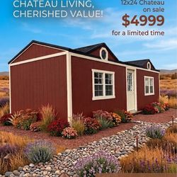 12x24 Chateau Shed On Sale $4999 (major Sale)