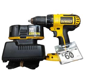 Dewalt Dc720 Yellow Cordless Standard Drill