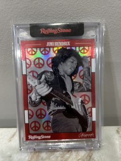 Jimi Hendrix Rolling Stone Keepsake Edition Peace Foil Card