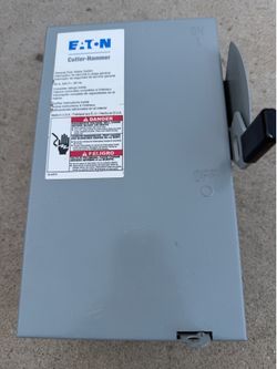 NEW GENERAL DUTY SAFETY SWITCH BOX
