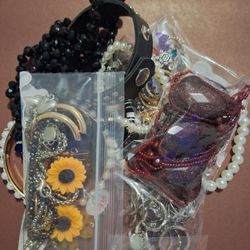 Large Blind Bag Of Jewelry 