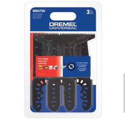 Dremel Universal Fine Wood Cut Oscillating Multi-Tool Blade Set (3-Piece)