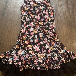 Girls Flower Dress Size 14 By Beautees #7
