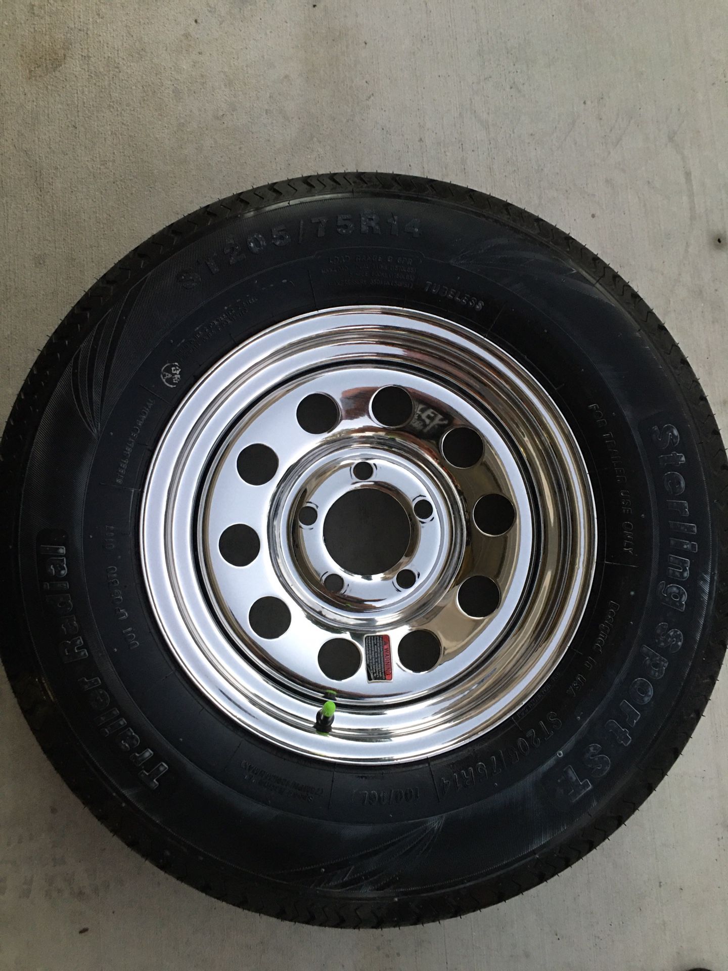 Brand new boat trailer tires and wheels