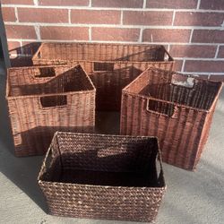 4 Piece Basket Set