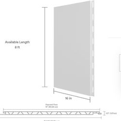 Wall&CeilingBoard Panel White