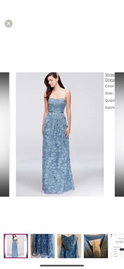 DUSTY BLUE FORMAL DRESS