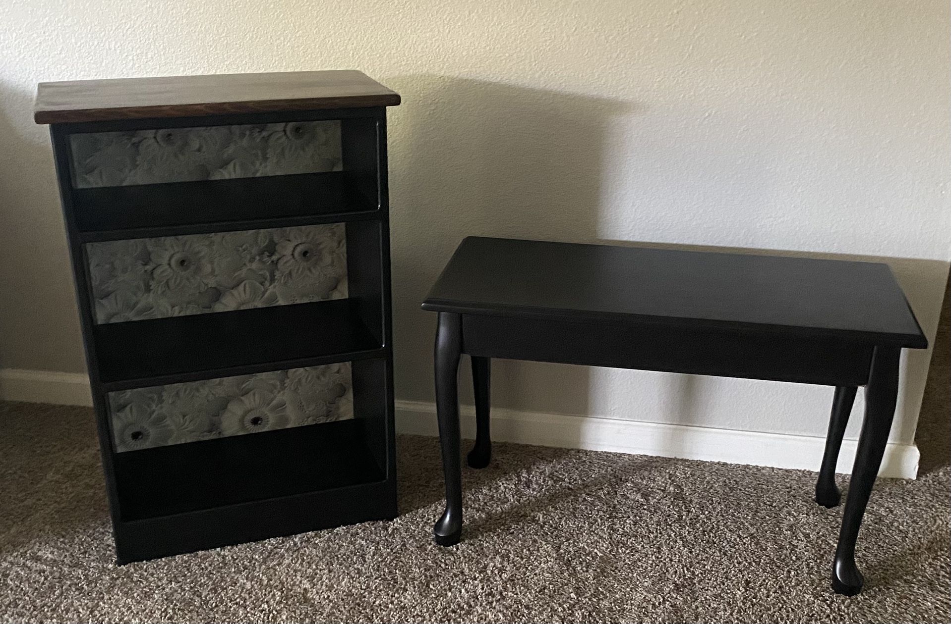 Shelf And Bench