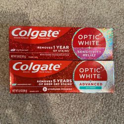 Colgate Optic White Advanced toothpaste 3.2 oz: 2 for $5