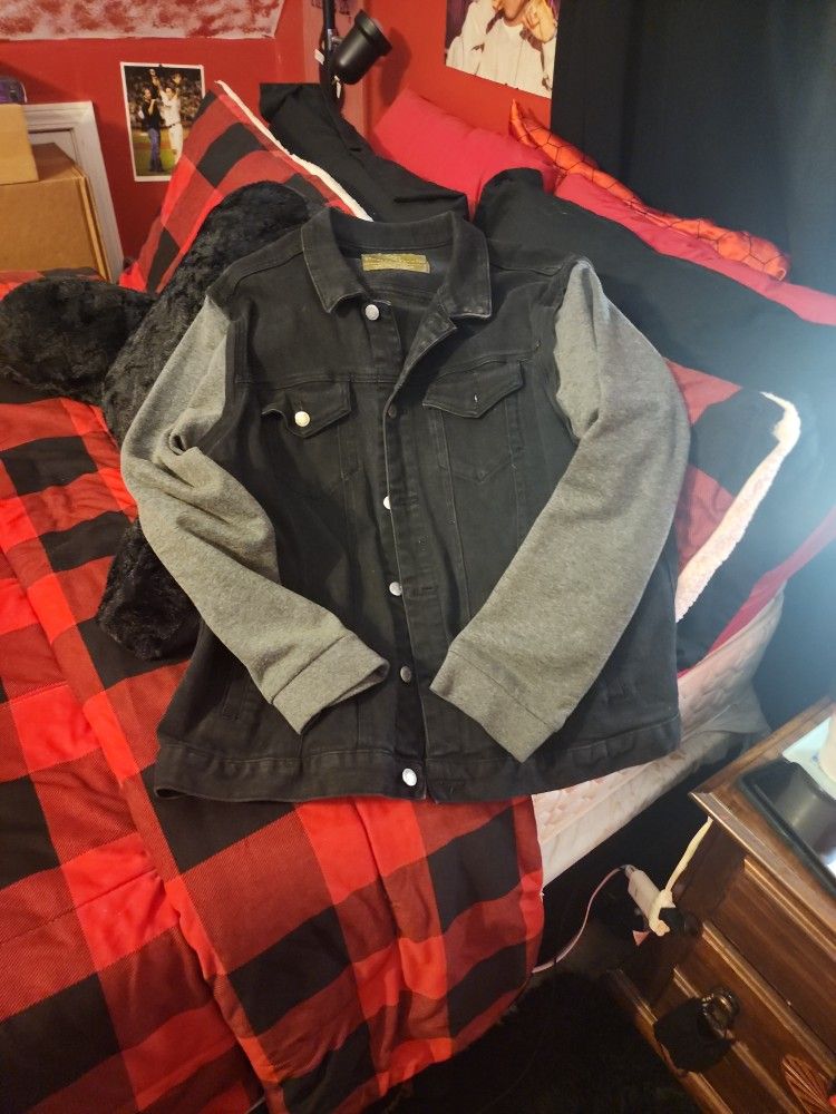 Mens JEAN Jacket-Large