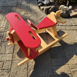 Vintage Airplane Rocker  