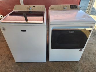 MAYTAG HE ELECTRIC MATCHING SET//CONJUNTO DE SET ELECTRICO MAYTAG HE