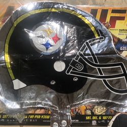 6 Pittsburgh Steelers Mylar Balloons