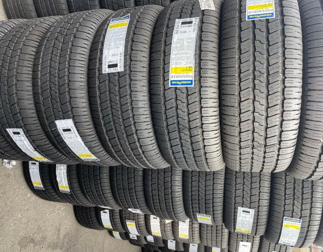 265/60/18 Goodyear Wrangler SR-A Set of New Tires Set de Llantas Nuevas for  Sale in El Monte, CA - OfferUp