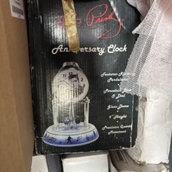 Elvis Presley Anniversary Clock
