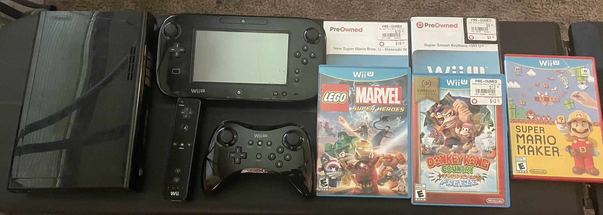 Wii U Bundle With 5 Games And Mario Kart 8 Preloaded