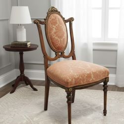 Rare 19th Century Oval Back Small Elegant SINGLE Chair