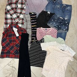 Girls size 8 clothing bundle - 15 pieces includes 1 new with tag