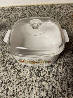 Corning Ware Casserole Dish With Lid