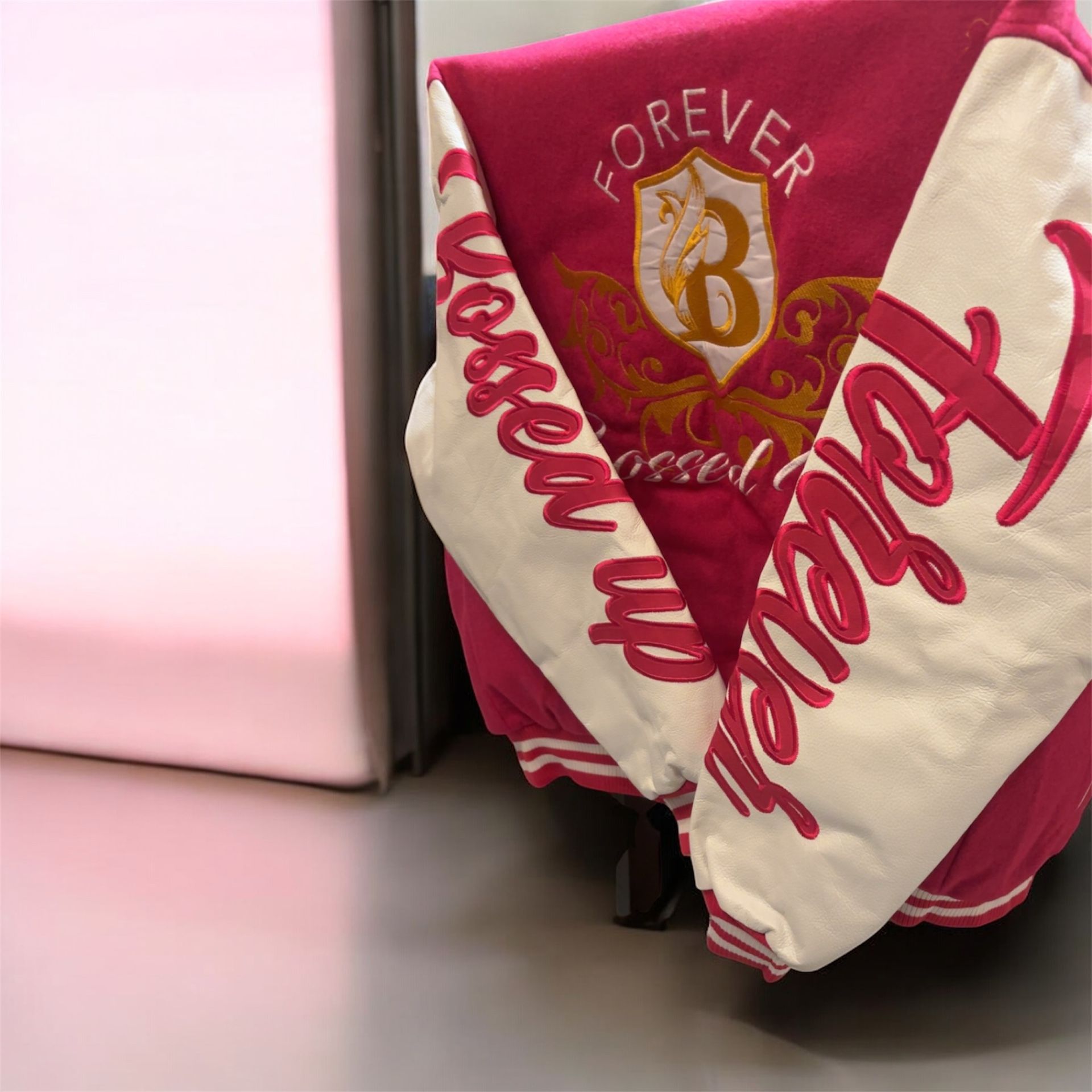  Forever Bossed Up Varsity Jacket