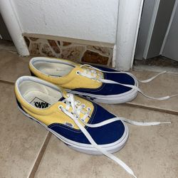 Vans Yellow And Blue Sneakers