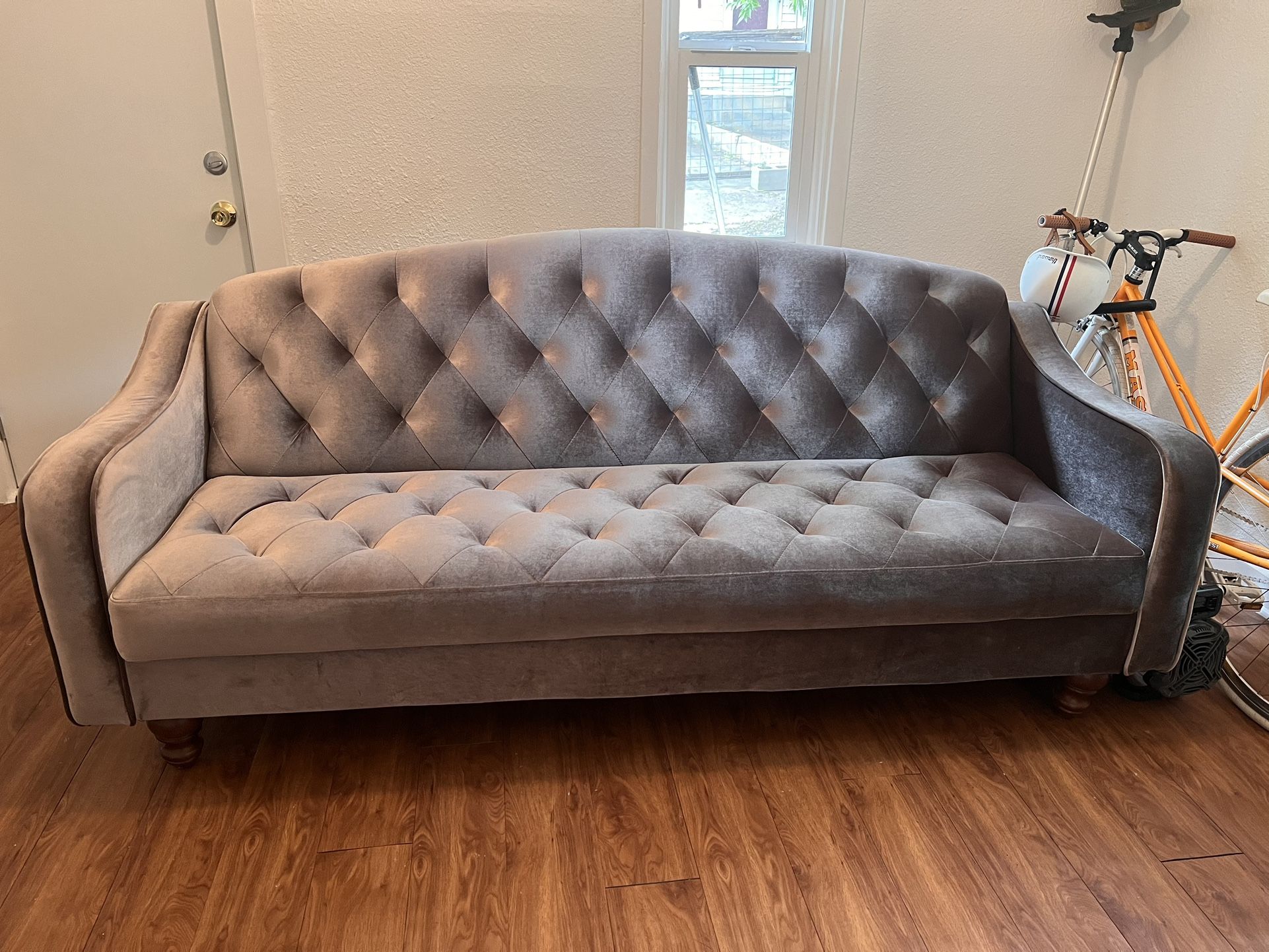 Very Cool Velvet Couch Sofa